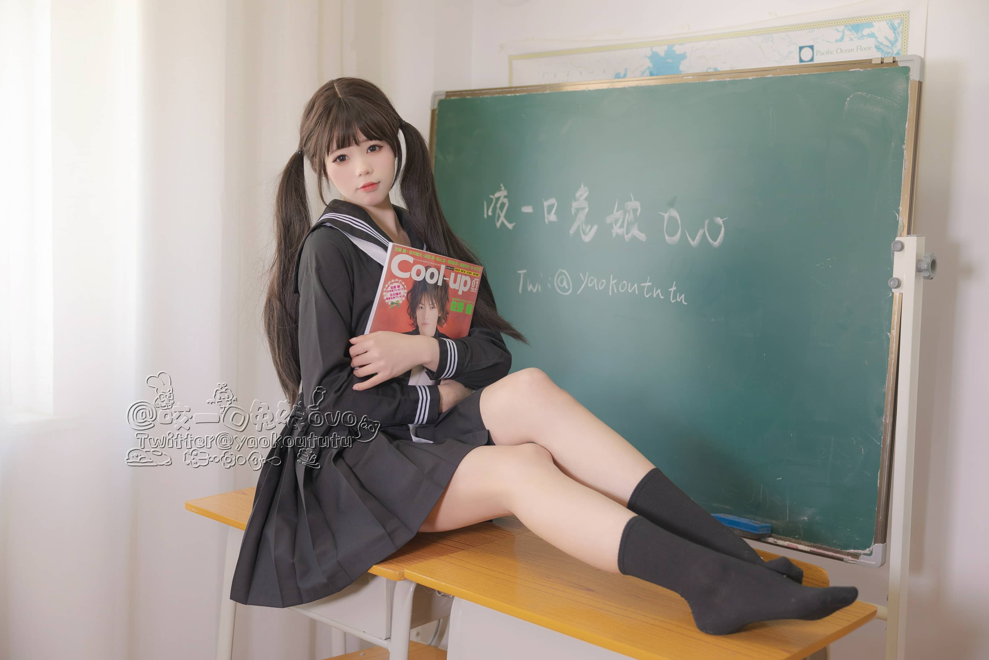 图片[3] - Yiko湿润兔 No.030 – 放课后[54P 1V] - 贰贰COS