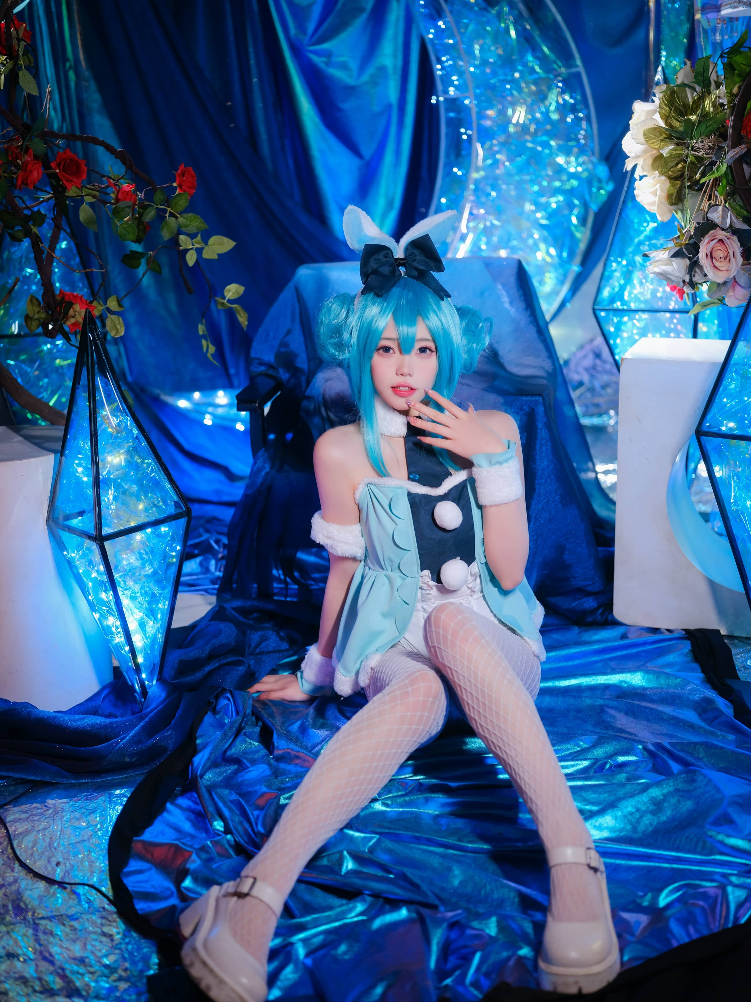 图片[2] - Yiko湿润兔 No.002 – Miku初音未来 兔女郎[13P] - 贰贰COS