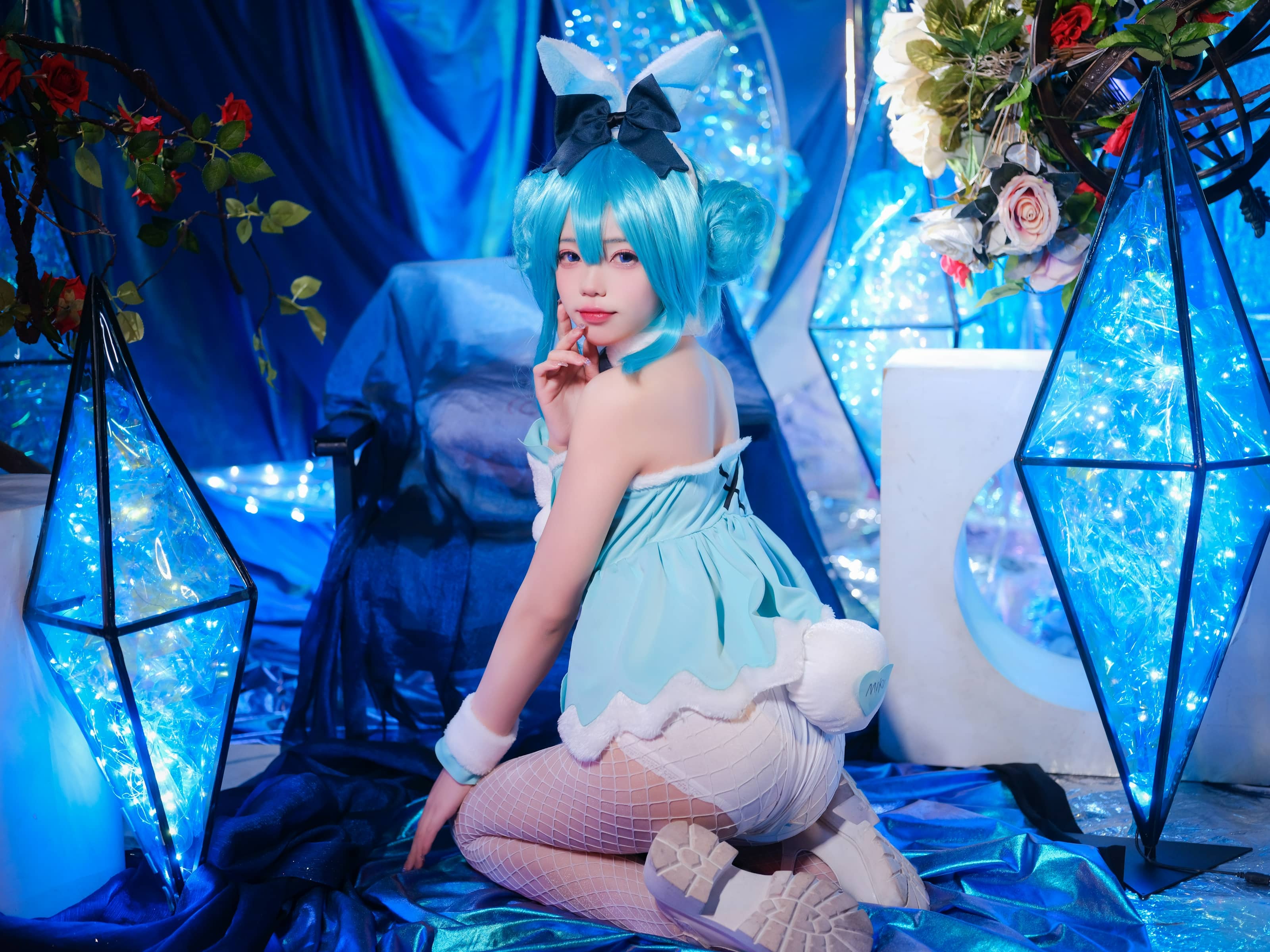 图片[3] - Yiko湿润兔 No.002 – Miku初音未来 兔女郎[13P] - 贰贰COS