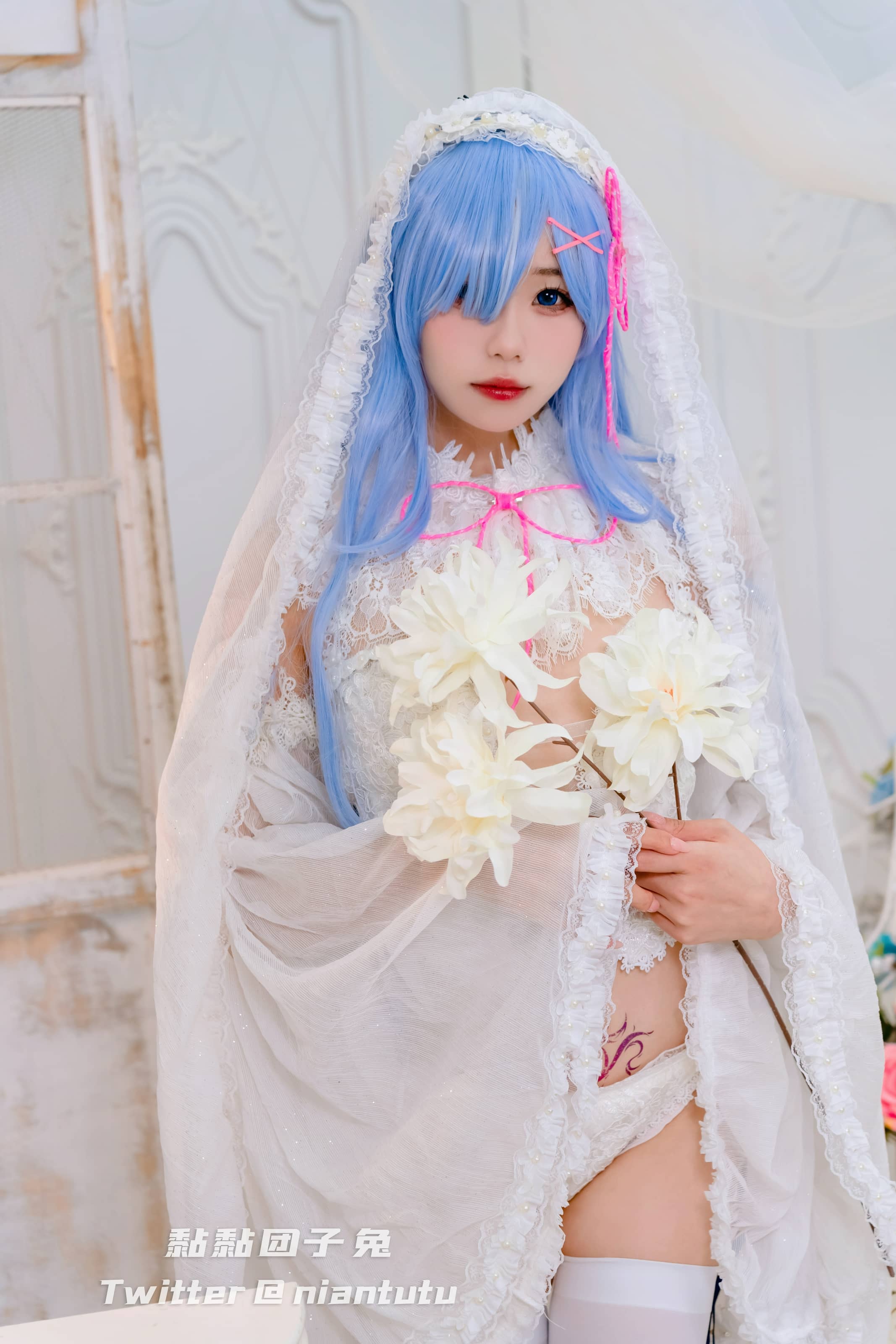 图片[4] - Yiko湿润兔 No.018 – 长发蕾姆[19P] - 贰贰COS